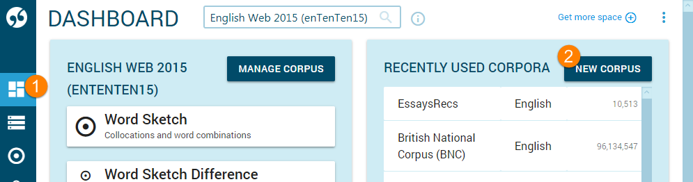 Create and setting up parallel corpus